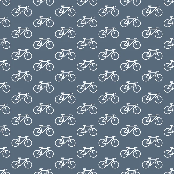 Patrón de bicicletas de diseño plano — Archivo Imágenes Vectoriales