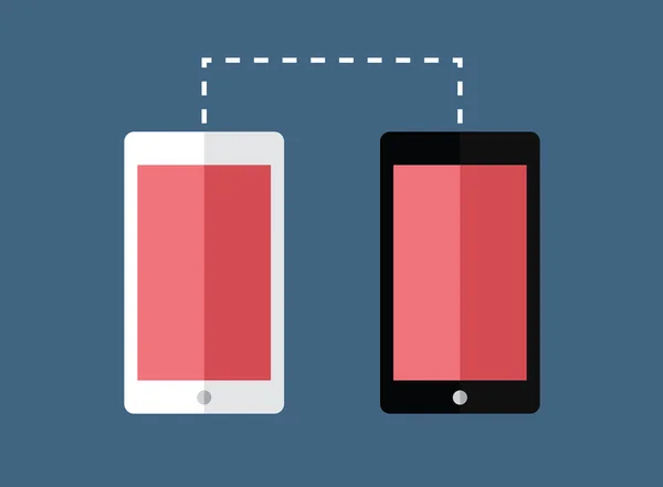 Dos dispositivos móviles — Archivo Imágenes Vectoriales