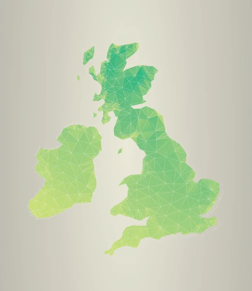 Arrière-plan îles britanniques — Image vectorielle