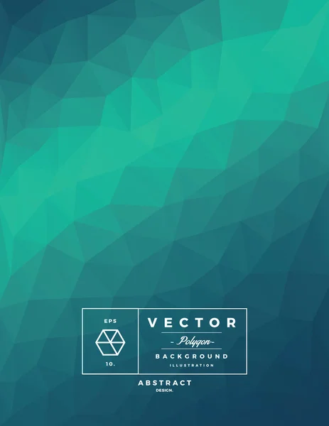 Pozadí abstraktní mnohoúhelník — Stockový vektor