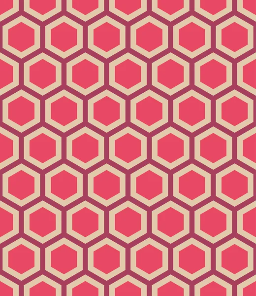 Modèle hexagonal sans couture — Image vectorielle