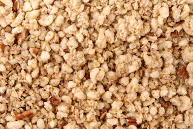 Arka plan ile tahıl ve ceviz