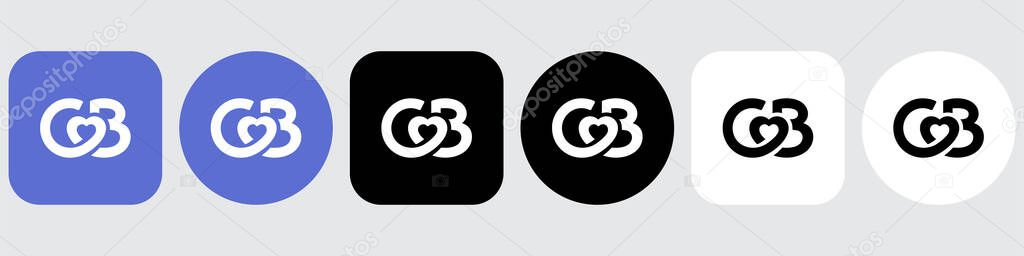 Coffee Meets Bagel App Logo Collection Editable SVG and Transparent PNG Bundle for Creative Use