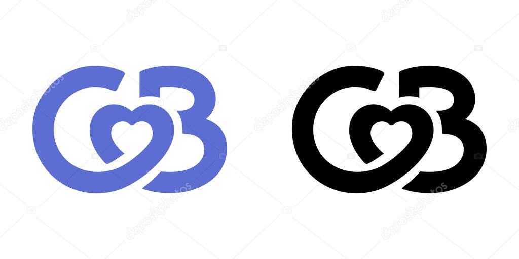 Coffee Meets Bagel Color and Black Icon Set Editable App Logo Vector for Professional Design