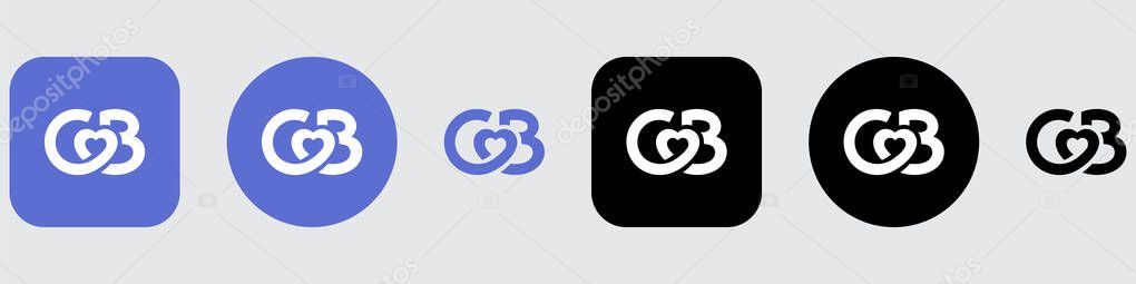 Coffee Meets Bagel Icon Set Vector Full Editable Bundle App Logo Collection Editable SVG and Transparent PNG