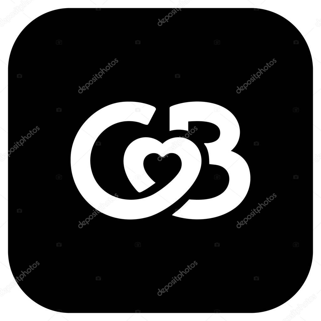 Coffee Meets Bagel White Logo Icon Clean SVG Vector with Transparent Background for UI Use