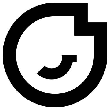 Siyah Mico Simgesi Modern Vektör Tasarımı SVG & PNG, Şeffaf Arkaplan