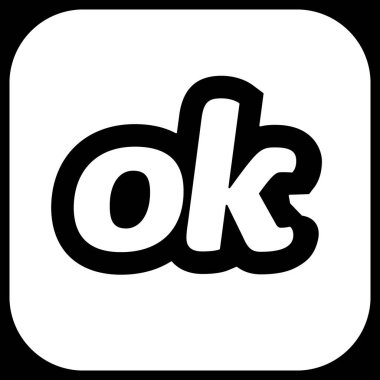 OkCupid Beyaz Logo Simgesi Kullanıcı Kullanımı için Şeffaf Arkaplan SVG Vektörü