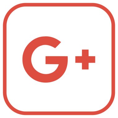 Google Plus Ana Hattı Minimum Vektör Hattı Sanatı, Düzenlenebilir SVG ve Şeffaf PNG