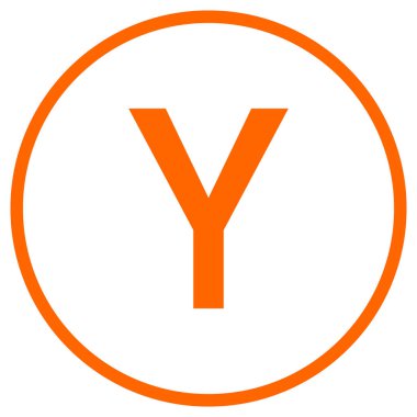 HackerNews Circle Ana Hattı Logo Modern Teknoloji Simgesi, Uygulama Projeleri için Vektör SVG