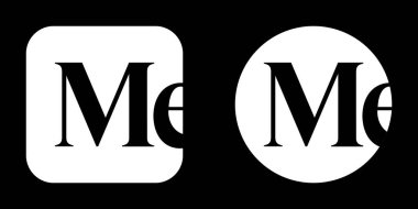 Tasarımcılar için Vektör Biçiminde Siyah Logo Düz Çizgi Simgesi