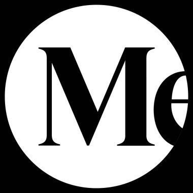 Kullanım için Şeffaf Arkaplan ile Orta Beyaz Logo Simgesi Temizleme SVG Vektörü