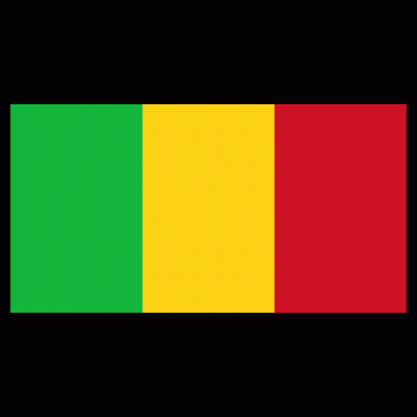 Şeffaf Arkaplanda Mali Yüksek Kalite Bayrağı