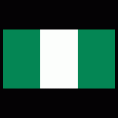 Nijerya Şeffaf Arkaplanda Yüksek Kaliteli Bayrak