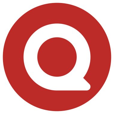 Web, Mobil ve Yazdırma Projeleri için Quora Çemberi Logosu Düzenlenebilir Quora Uygulama Vektörü