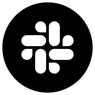 SVG ve Şeffaf PNG Biçiminde Siyah Logo Vektör Simgesi Tasarımı