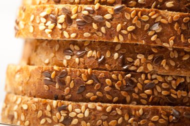 lezzetli üzüm dilimlenmiş ekmek