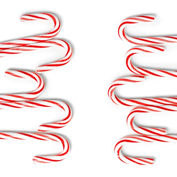 Doces de Natal isolados no fundo branco — Fotografia de Stock
