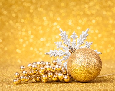 Yeni yıl kartı dekorasyon