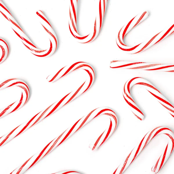 Doces de Natal isolados no fundo branco — Fotografia de Stock