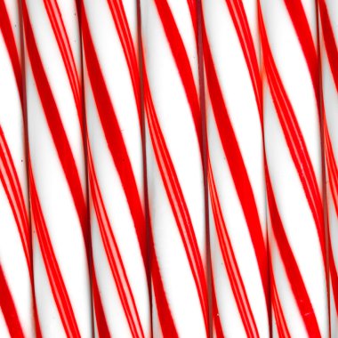 Naneli şekerler yan yana closeup.