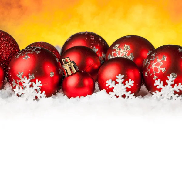 Lots of colorful Christmas Decoration baubles — Stock Photo, Image