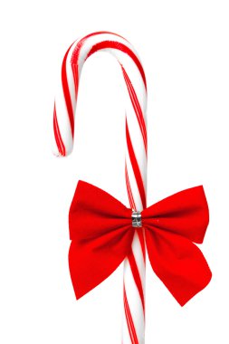 Noel Candy Cane kırmızı yay ile