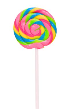 renkli sarmal lolipop