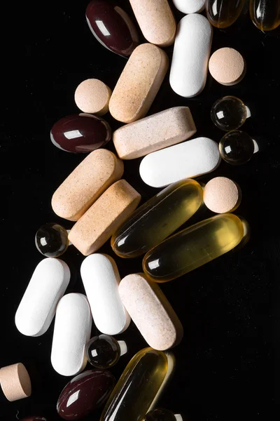 Background made of colorful pills — Stock Photo, Image