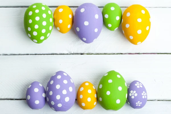Цвет яиц на праздник Пасхи — стоковое фото