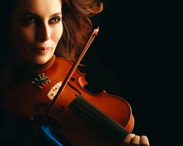 Tocando violino — Fotografia de Stock