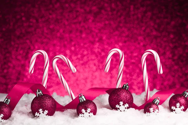 stock image Festive Red and White Peppermint Candy Canes