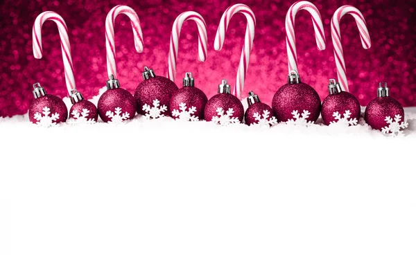 Kartki świąteczne z dekoracyjne bombki — Zdjęcie stockowe