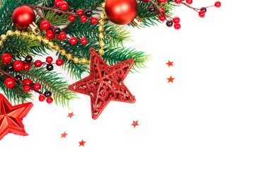 yıldız ile parlak Noel kompozisyon