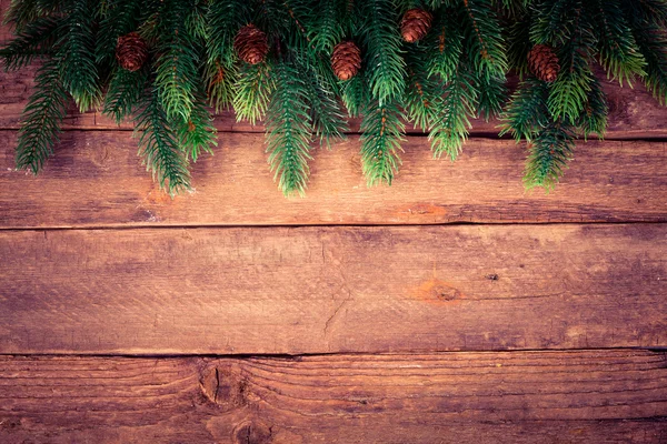 A régi fa karácsonyfa — Stock Fotó