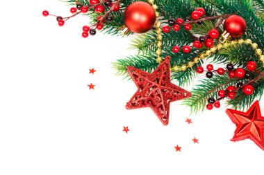 yıldız ile parlak Noel kompozisyon