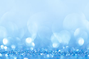 Soyut mavi bokeh arkaplanı
