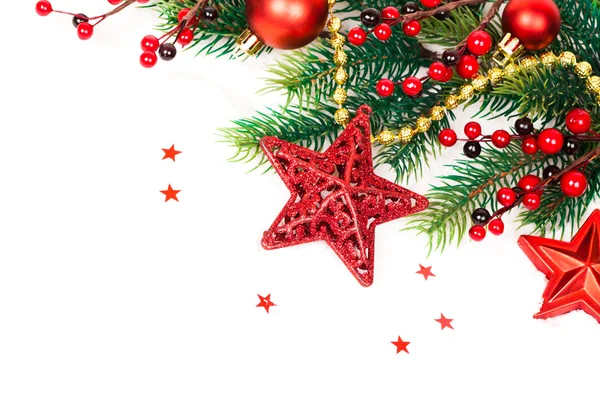 Kerstdecoratie. Decoraties voor de feestdagen — Stockfoto