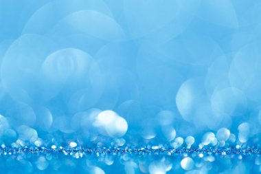 Soyut mavi bokeh arkaplanı