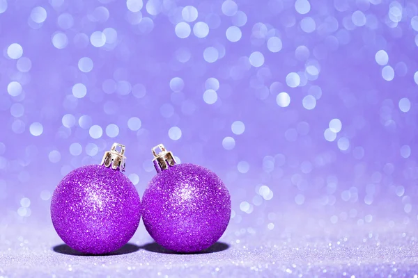 Belles boules de Noël Glitter — Photo