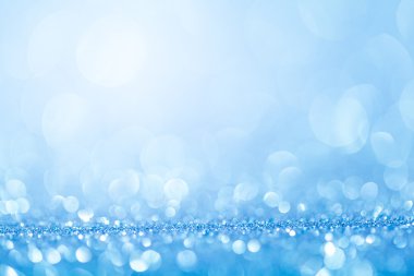 Soyut mavi bokeh arkaplanı
