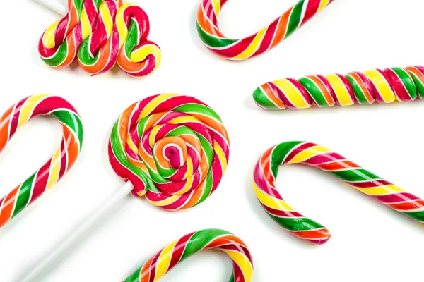 Christmas candies isolated on white background — Stock Photo, Image