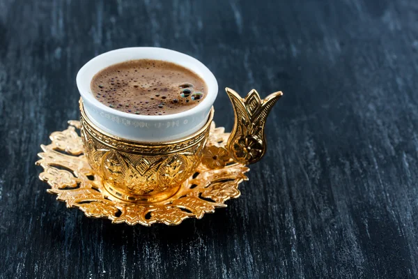 Turkse koffie close-up — Stockfoto