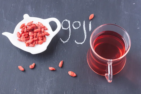 Goji berry tea — Stock Photo, Image