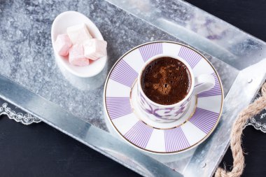 Türk kahvesi ve Türk lokumu