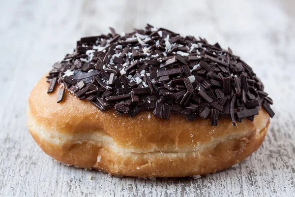 Donut with chocolate — Stock Photo, Image