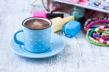 Yaz konsepti ile Türk kahvesi