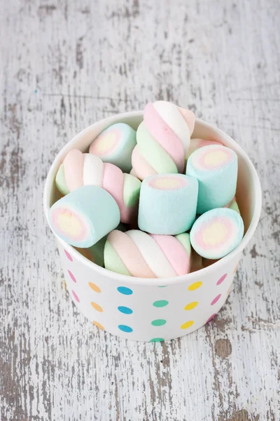 Ανάμικτες marshmallow καραμέλες — Φωτογραφία Αρχείου