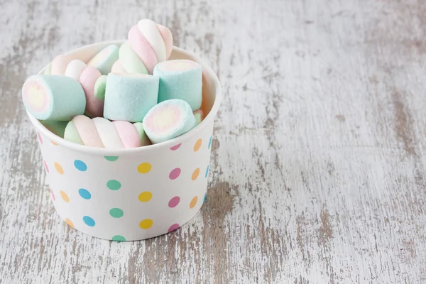 Assorted marshmallow candies — Stock Photo, Image