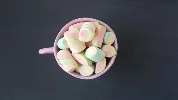 Assorted marshamallow candies — Stock Photo, Image